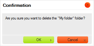 Deleting a folder in CKFinder