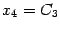 $ {x_4=C_3}$