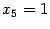 $ {x_5=1}$